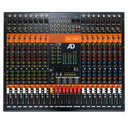AD 16BT Professional 16-Channel USB Bluetooth Audio Mixer