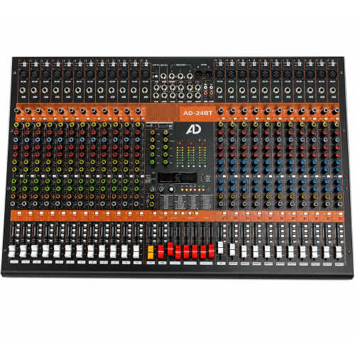AD 24BT Professional 24-Channel USB Bluetooth Audio Mixer AD 24BT Professional 24-Channel USB Bluetooth Audio Mixer