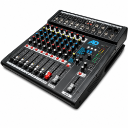 AD Signature 12 Professional Analog Mixer with USB Recording & Digital Effects