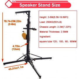 FOLDING LINE ARRAY SPEAKER STAND