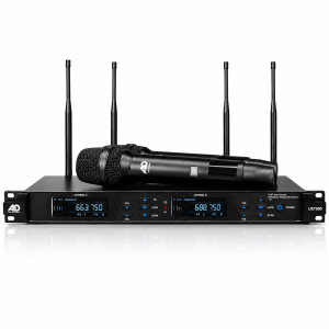 AD UX-7000 Professional Dual UHF Wireless Microphone System