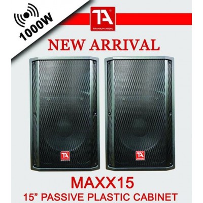 TITANIUM AUDIO MAXX-15 (PAIR)