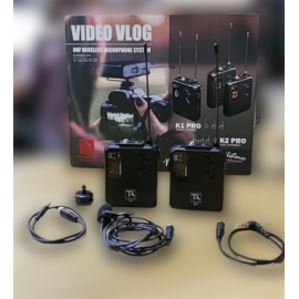 TITANIUM AUDIO UHF WIRELESS MIC SYSTEM FOR VLOGGER
