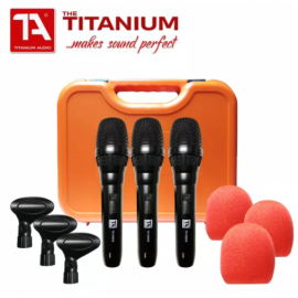 TITANIUM AUDIO Perfect Voice Microphone Pack ( 3pcs ) - TA1800s