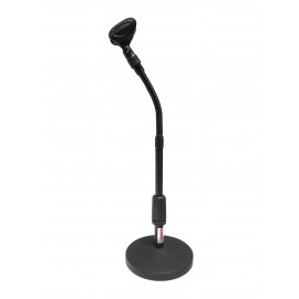 TITANIUM AUDIO TA-24 MIC STAND ROUND BASE GOOSE NECK