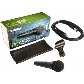 SHURE PGA58-XLR Cardioid Dynamic Vocal Microphone