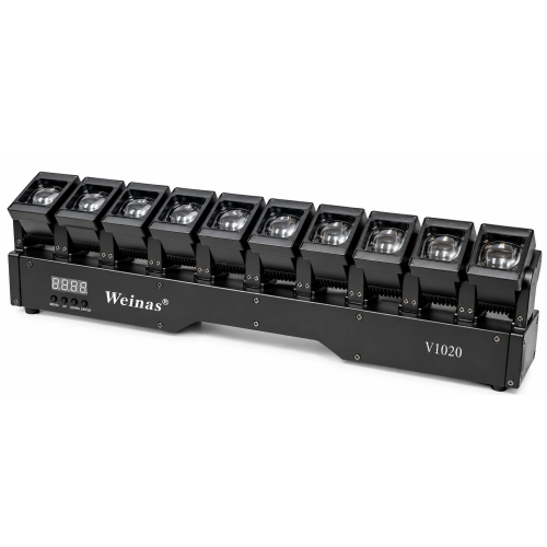 WEINAS WAVE – 10-Head RGBW Moving Beam / Effect Light WEINAS WAVE – 10-Head RGBW Moving Beam / Effect Light
