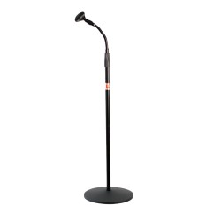Titanium Audio Microphone Stand Goose neck round base Titanium Audio Microphone Stand Goose neck round base