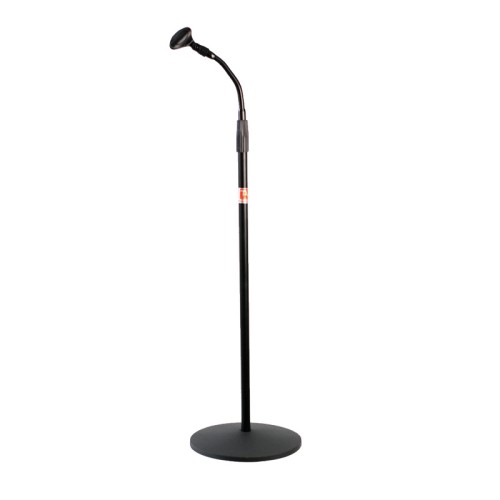 Titanium Audio Microphone Stand Goose neck round base 