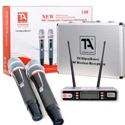 Titanium Audio TA100 Pro Bravo Wireless Microphone (Changeable Frequency)