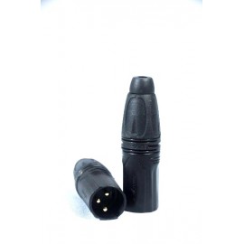 T3 XLR MALE BLACK